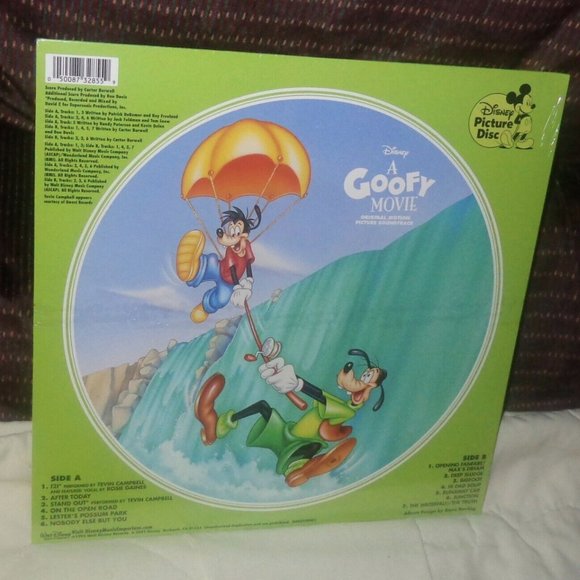 A Goofy Movie Picture Vinyl LP NEW & SEALED - Picture 2 of 2